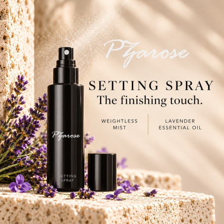 PZAROSE Setting Spray — lavender finishing mist