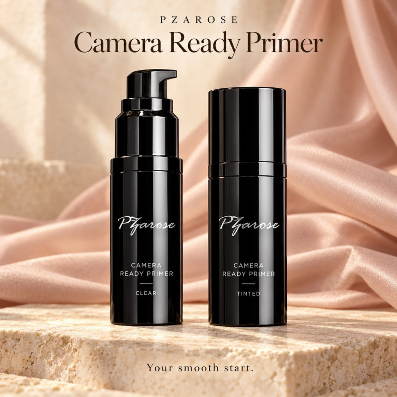 PZAROSE Camera Ready Primer — Clear and Tinted
