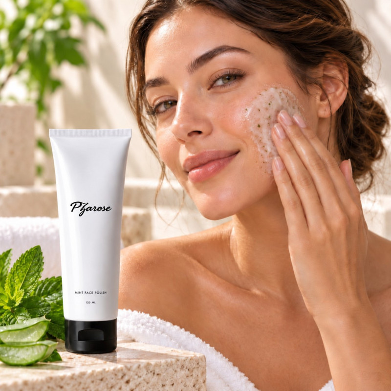 Mint Face Polish | PZAROSE Skincare