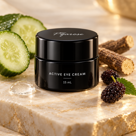 Active Brightening Eye Cream 15 mL with PZAROSE signature cap