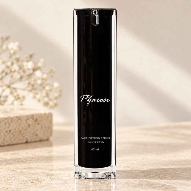 PZAROSE Face Firming Serum 40 ml — solo product with signature bottle logo