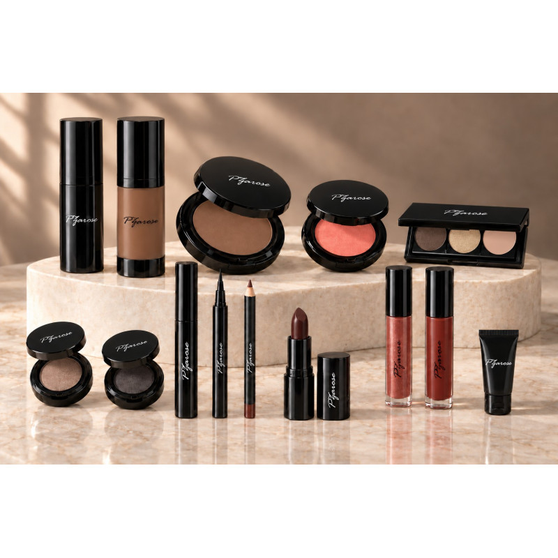 PZAROSE Dark Cool — complete fourteen-piece assortment with coordinated shades