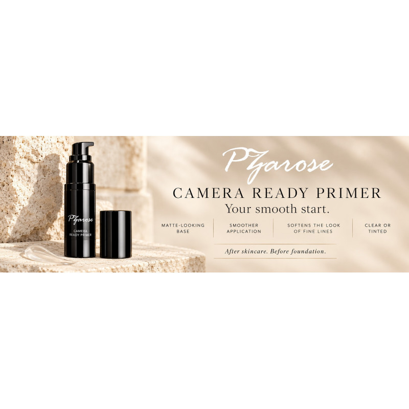 PZAROSE Camera Ready Primer | Smooth Matte Base