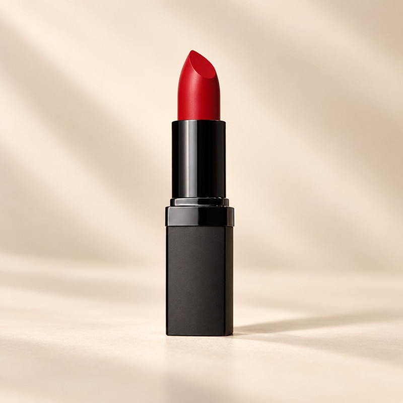 PZAROSE Classic Merlot Red Lipstick — solo product photograph