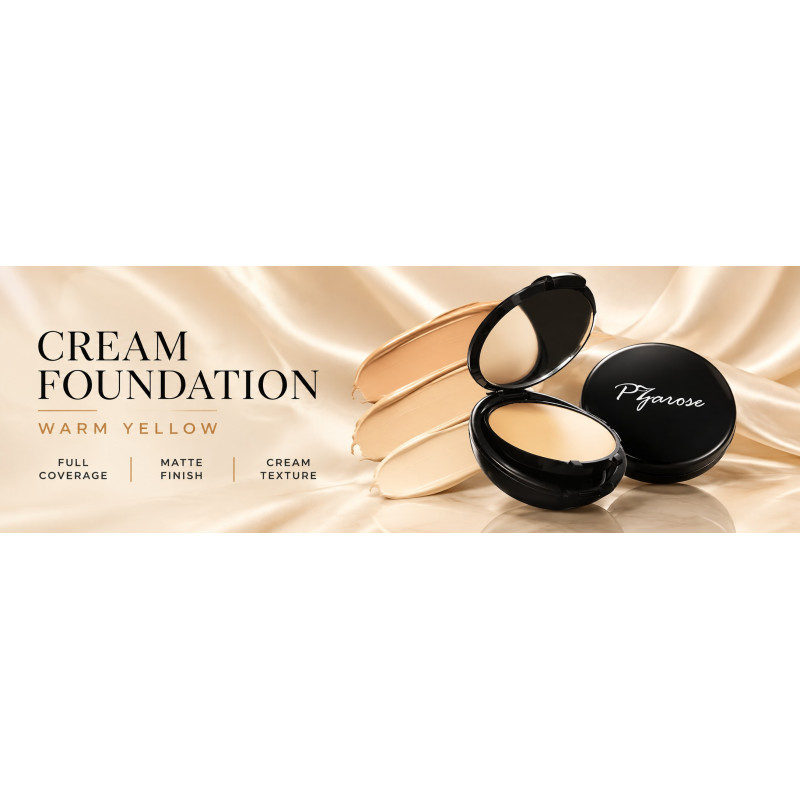 Cream Foundation Warm Yellow | PZAROSE