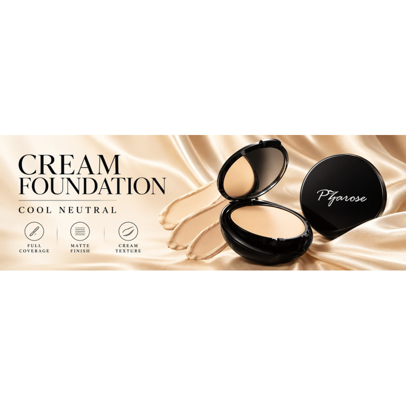 Cream Foundation Cool Neutral | PZAROSE