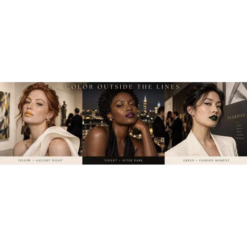 Color outside the lines — three creative lip looks