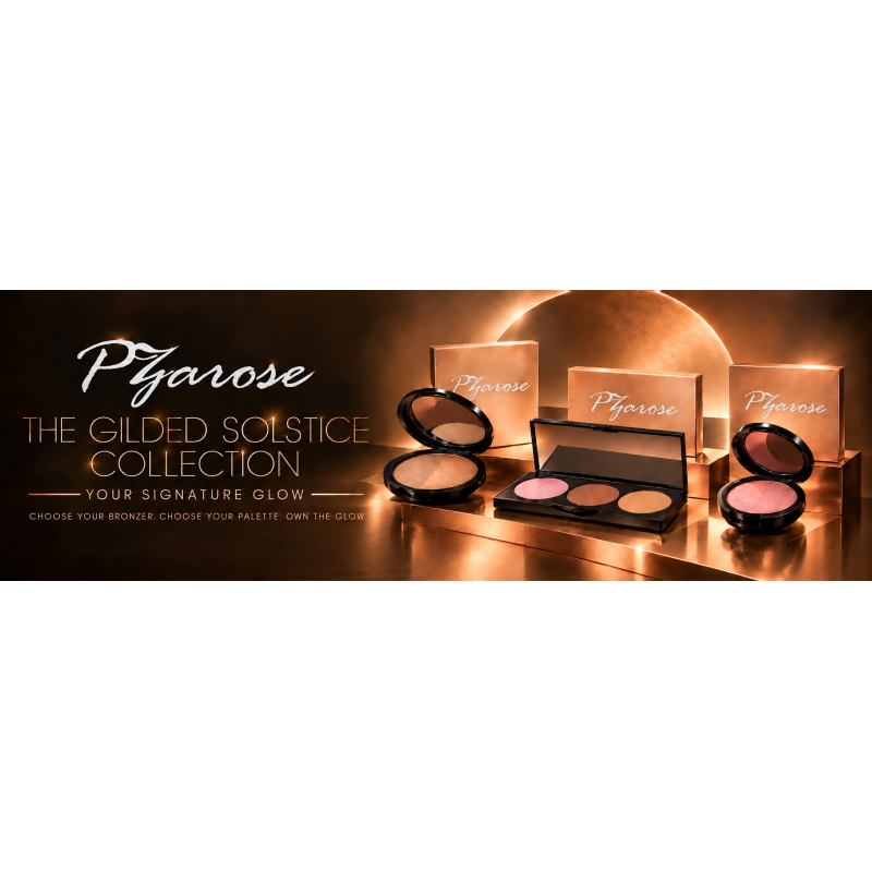PZAROSE Gilded Solstice — collection campaign, choose your preferred shades