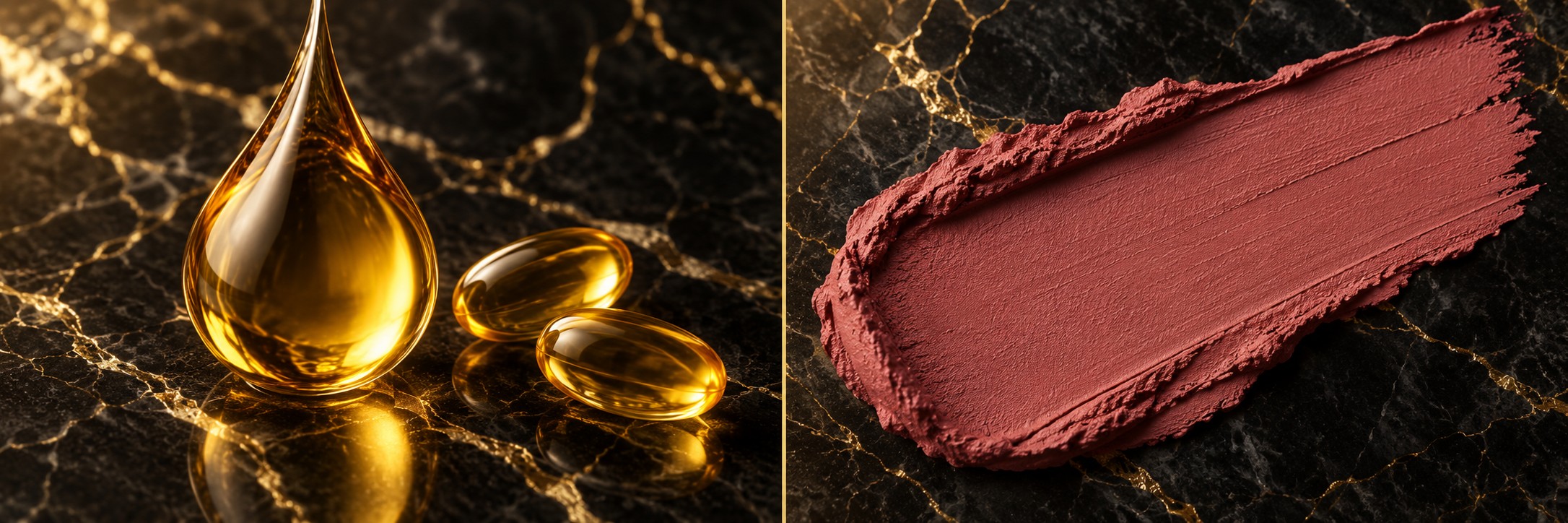 Vitamin E and velvety matte lipstick pigment
