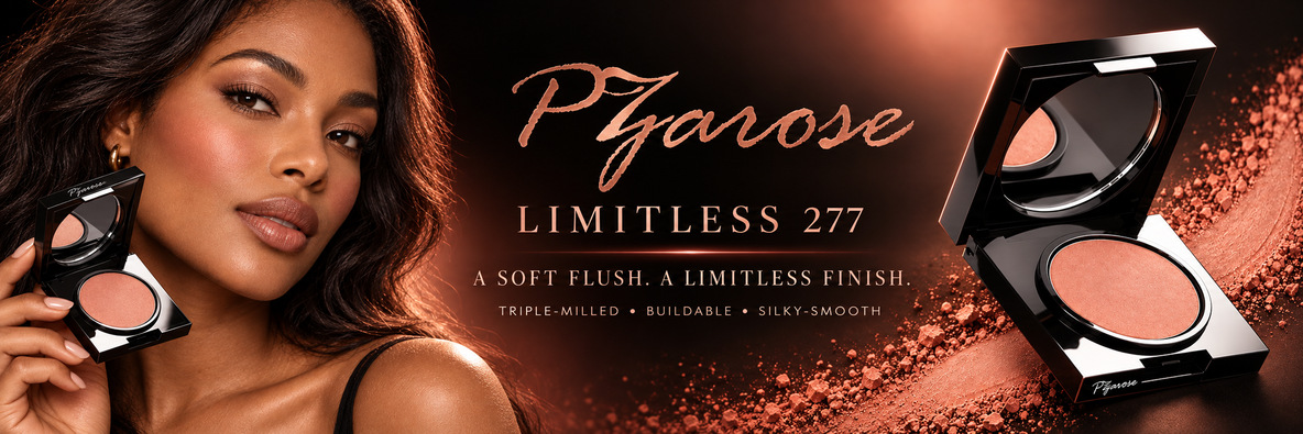 PZAROSE Limitless 277 blush banner