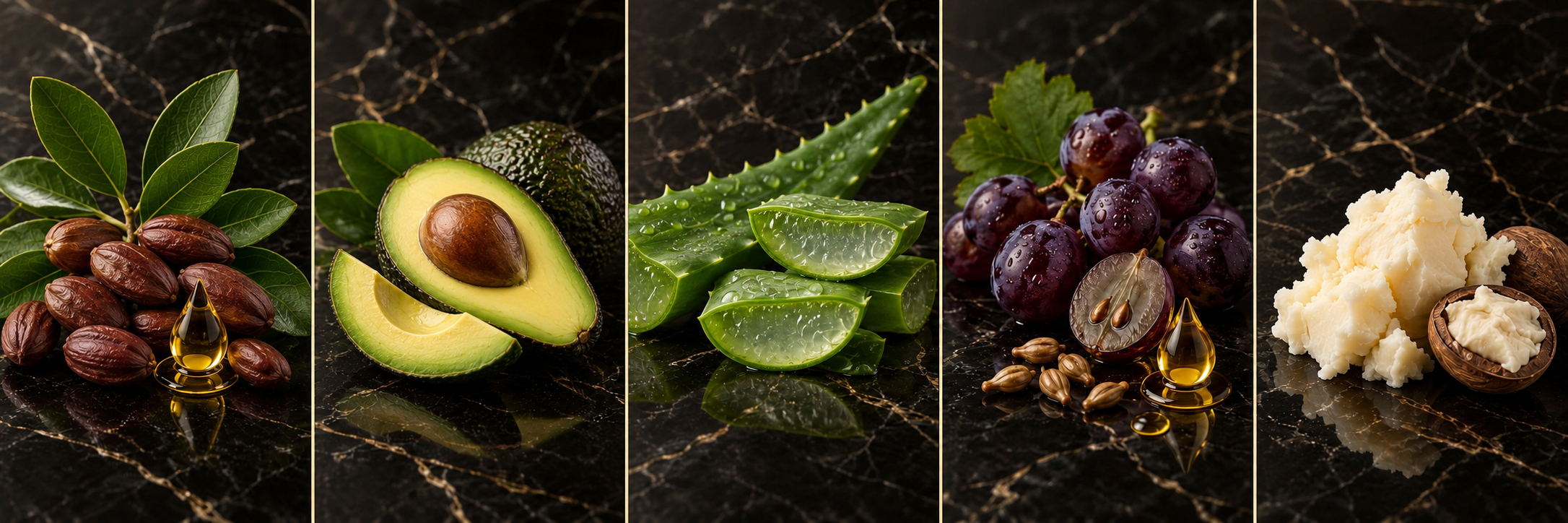 Five botanical ingredients in Botanical Face Cream
