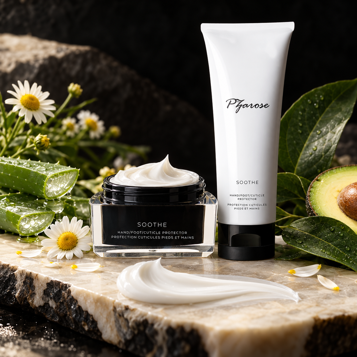 PZAROSE SOOTHE rich cream texture ritual